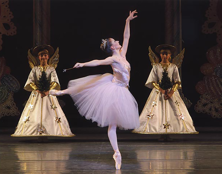 Visions of sugarplums and whirling snowflakes flit through George Balanchine’s “The Nutcracker.” Courtesy the New York City Ballet