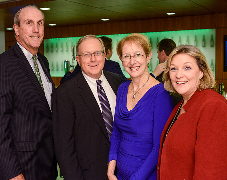 Deputy County Executive Kevin Plunkett;  George Oros; and Marsha Gordon