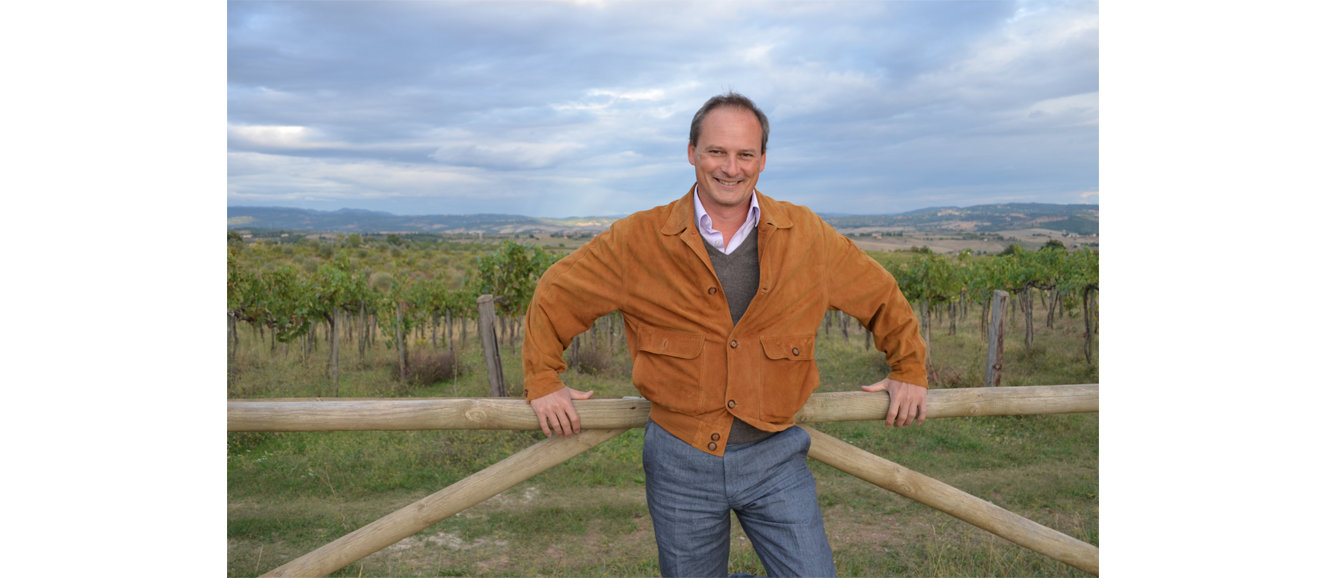 Alberto Tanzini, owner of Roccapesta winery in Tuscany’s Morellino di Scansano region. Photograph by Doug Paulding.
