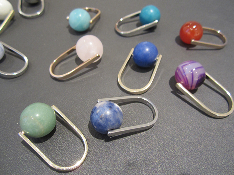 Playful “Jawbreaker” rings from French Connection will add a touch of whimsy to any outfit. Photograph by Mary Shustack.