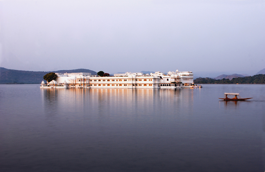 The Taj Lake Palace Hotel, Udaipur. Courtesy Taj Hotels.