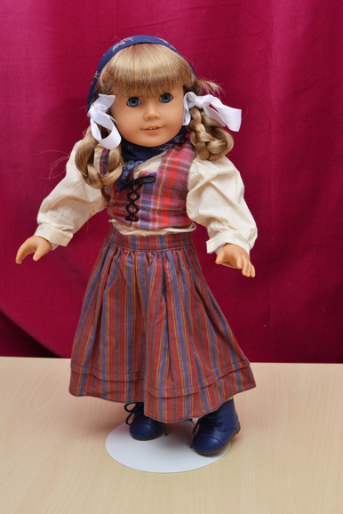 An American Girl doll on display at Girl Again. Photograph by Bob Rozycki.