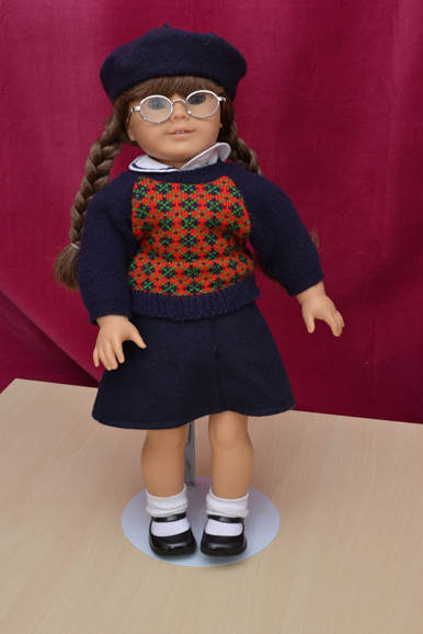 An American Girl doll on display at Girl Again. Photograph by Bob Rozycki.