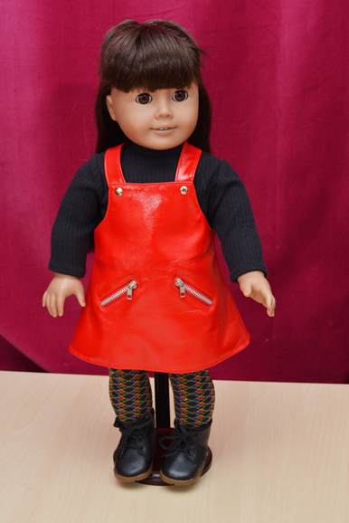An American Girl doll on display at Girl Again. Photograph by Bob Rozycki.