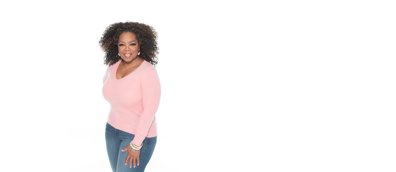 Oprah Winfrey. Photograph courtesy Weight Watchers International.