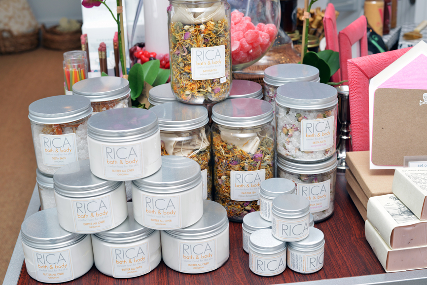 A selection of bath products featured at Zeste. Photograph by Bob Rozycki.