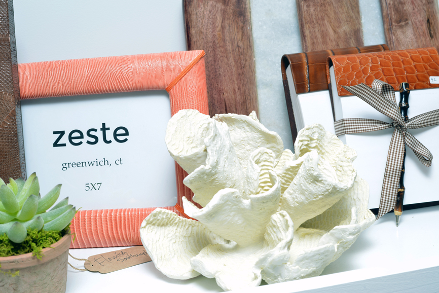 Zeste's decor includes several beach motifs. Photograph by Bob Rozycki.