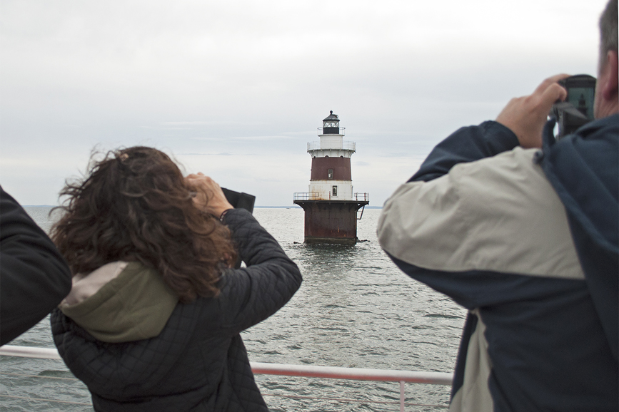 New to The Maritime Aquarium at Norwalk this year are two lighthouse tours of central and western Long Island Sound.  Photograph by Radu Gheorghe.  