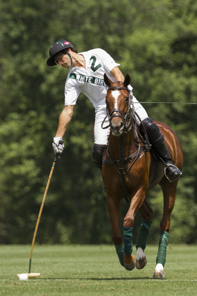 Team White Birch’s Hilario Ulloa reached 10-goal status in Argentina at the end of 2015. He’s still a 9-goaler in the U.S. but all eyes will be on him to see if he can achieve the same status here. Photograph by Katerina Morgan. Photograph courtesy Greenwich Polo Club.