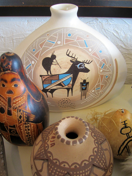 Many of the products at Touch of Sedona touch on the Native Americans' respect for animals. Photograph by Mary Shustack.