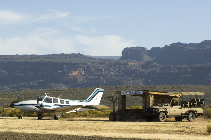 The Airstrip, BK International. Photograph courtesy The Red Carnation Hotel Collection.