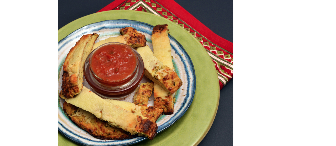 Cauliflower "breadsticks." Photograph by Bob Rozycki.