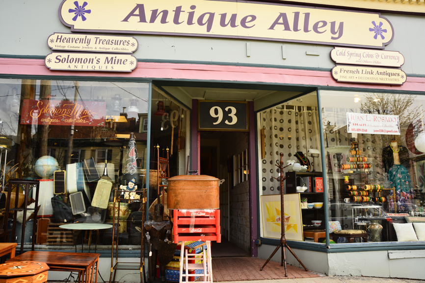 Cold Spring has long been known as a destination for antiques lovers. Photograph by Bob Rozycki. 