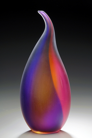 A Caitlin Burch blown glass sculpture. Photograph courtesy Artrider Productions.