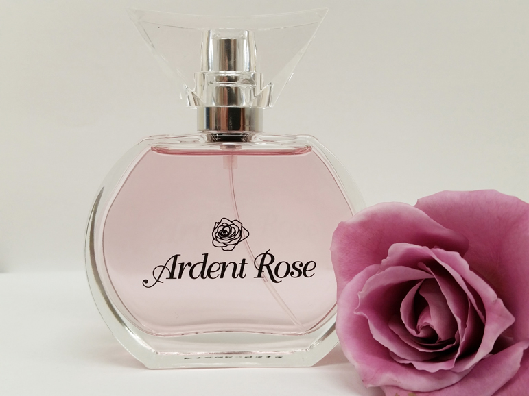Ardent Rose eau de parfum, available for $39.99 through Mother’s Day. Photograph courtesy Roses for Autism.