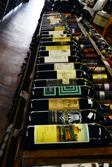 Val’s Putnam Wines & Liquors features an international collection. Photograph by Bob Rozycki.