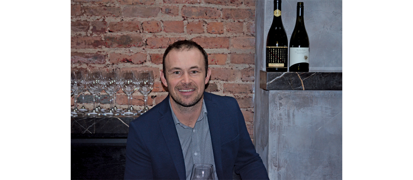 Andrew Quin, winemaker for Hentley Farm in the Barossa Valley of Australia, poured many of his wines recently in Manhattan. Photograph by Doug Paulding.