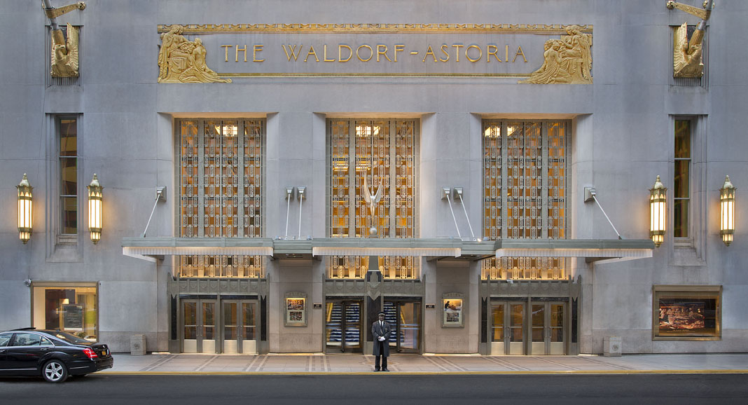 The Waldorf Astoria New York. Courtesy Waldorf Astoria Hotels & Resorts.