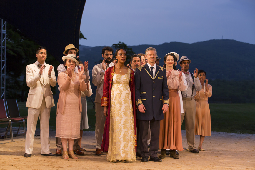 The cast of the Hudson Valley Shakespeare Festival’s “The Winter’s Tale,” 2015. Photograph by T. Charles Erickson.