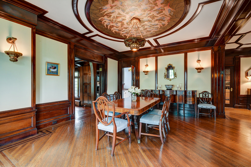 The dining room. Courtesy Julia B. Fee Sotheby's International Realty.