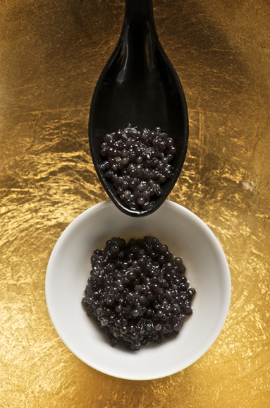  Black Beluga caviar.