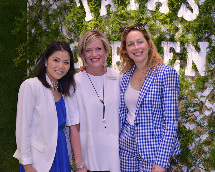 Left to right, Hannie Sio-Stellakis, Neiman Marcus Westchester public relations manager; Julie Gaynor, the store’s vice president and general manager; and Tata Harper, founder of the eponymous skincare line