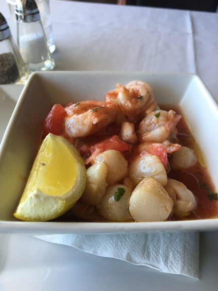 Fresh shrimp and scallop ceviche. Photograph by Danielle Renda.