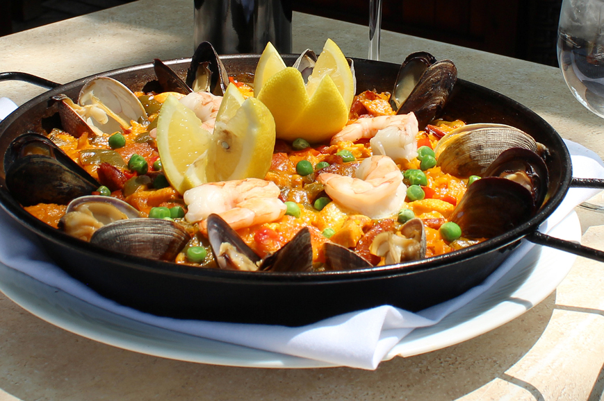 Seafood paella. Photograph courtesy Taberna Tapas & Wine Bar.
