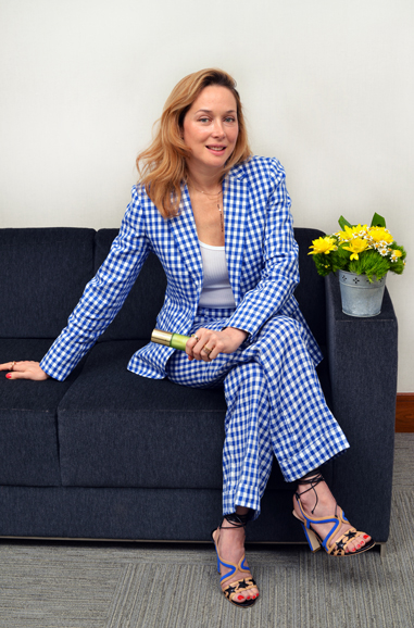 Tata Harper at Neiman Marcus in White Plains. Photograph by Bob Rozycki.