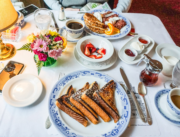 A classic breakfast at The Red Lion Inn. Photograph by Kristy Albano and Matt Pickering.