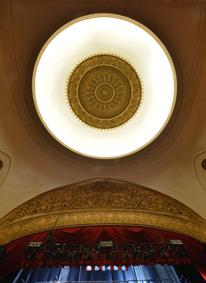 The theater, designed by Thomas White Lamb, features a plenum. Photograph by Bob Rozycki.