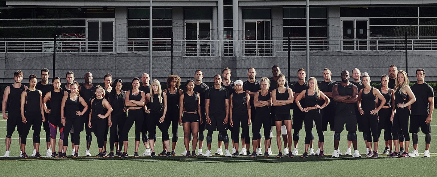 Giovanni Roselli, far right, is one of just 30 trainers from around the world selected to join Nike’s Master Trainer team. Photograph courtesy Giovanni Roselli.