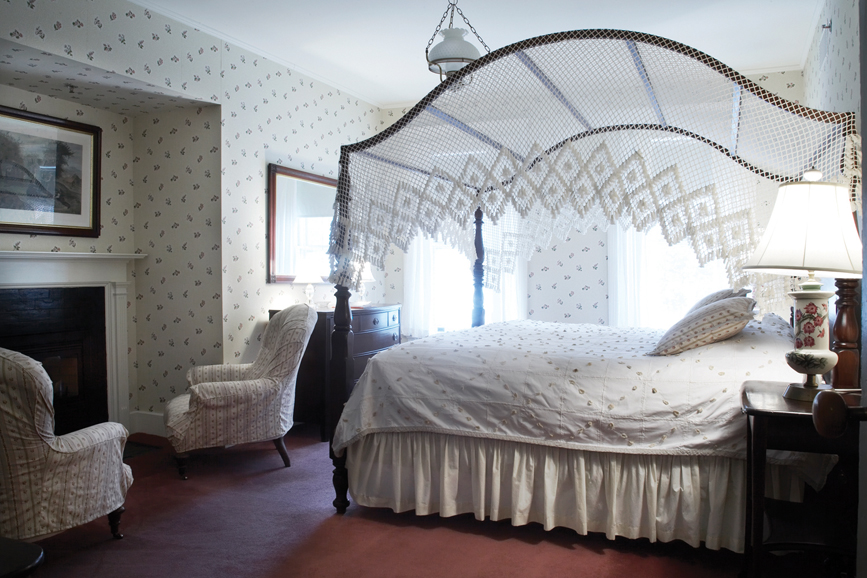 A guest room at The Red Lion Inn. Photograph by Kris Krough.