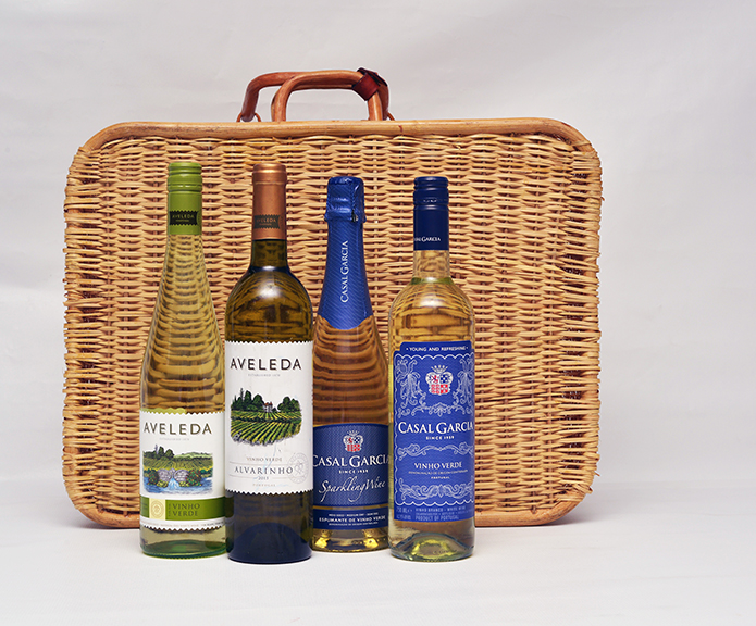 Wines from Aveleda Portugal are a welcome addition to the picnic basket. Photograph by Bob Rozycki.