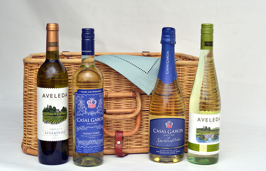 Add some Portuguese flavor to your next picnic with selections from Aveleda Portugal wines. Photograph by Bob Rozycki.