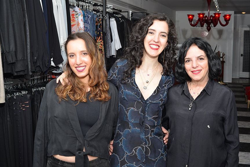 Lily Mass, Sarah Mass David and Arlene Mass, from left, of House of 29 Lifestyle Boutique by Sarah in Chappaqua. Photograph by Bob Rozycki.