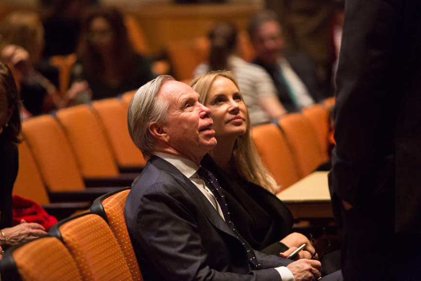 Tommy and Dee Hilfiger at a Greenwich screening of “Bluebirds Fly.” Photograph by John Rizzo.