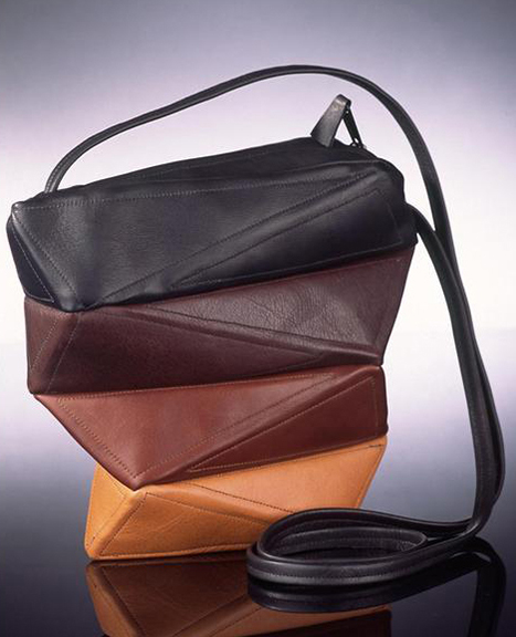 A leather handbag by Shawn Thomas, who will display his work at Fall Crafts at Lyndhurst in September. Courtesy Artrider Productions.