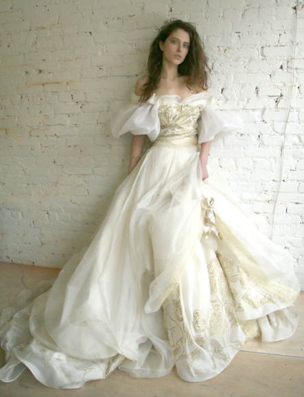 A custom gown designed by Jane Wilson-Marquis. Courtesy Jane Wilson-Marquis.