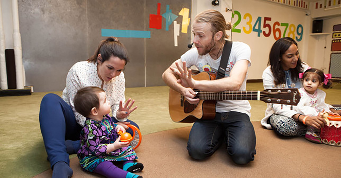 Songs for Seeds, the award-winning children’s music program, is expanding to Rye Brook. Photograph courtesy Songs for Seeds.