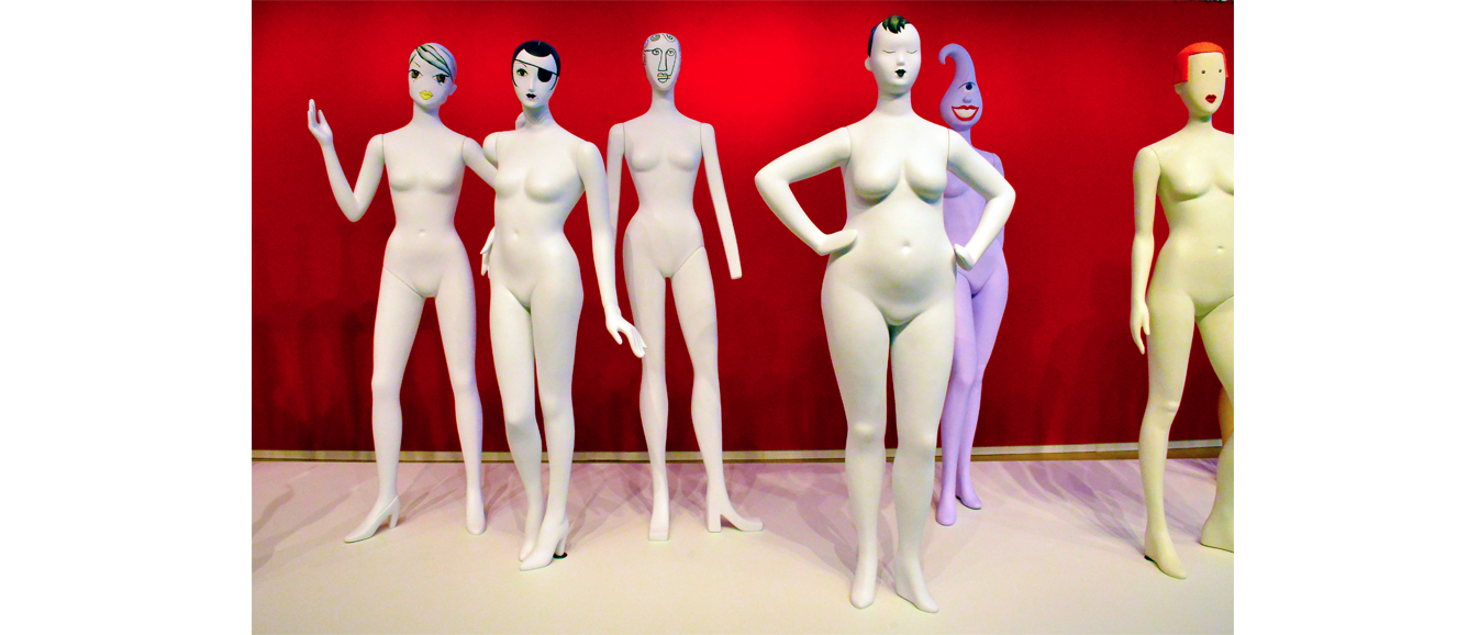 Photograph of Ralph Pucci mannequins by Bob Rozycki.