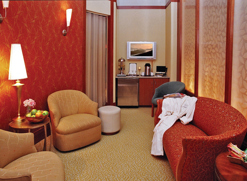 The women's lounge. Photograph courtesy Agora Spa.