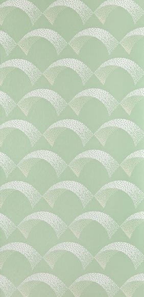 The Arcade design from Farrow & Ball’s new wallpaper collection puts a contemporary spin on a vintage pattern. Courtesy Farrow & Ball.