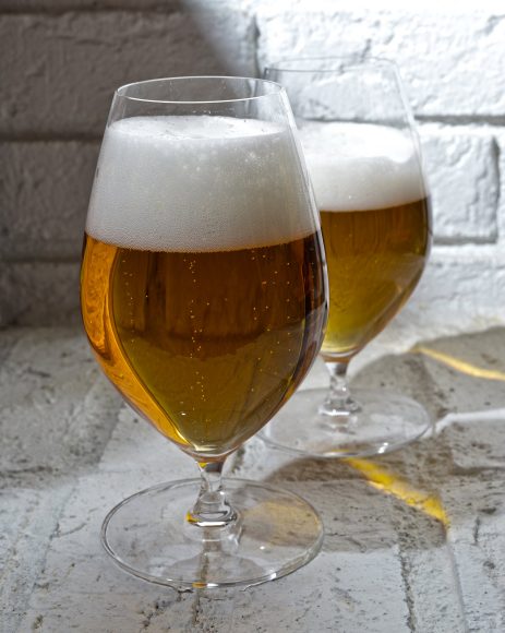 Riedel’s Veritas Beer Glass is an optimal choice for enjoying any brew. Photograph by Bob Rozycki.
