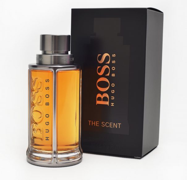 Hugo Boss’ BOSS The Scent is a warm scent for gentlemen. Photograph by Bob Rozycki.