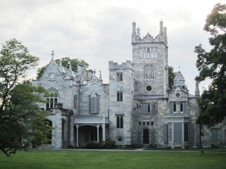 Lyndhurst in Tarrytown, depicted here on a May evening, will have its interior decorated with fall flowers Sept. 8 through 11. Photograph by Mary Shustack.