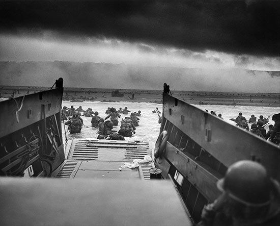 The National Maritime Historical Society is hosting a lecture featuring author Craig L. Symonds, who will discuss D-Day. Here, Omaha Beach. Photograph courtesy the National Maritime Historical Society.