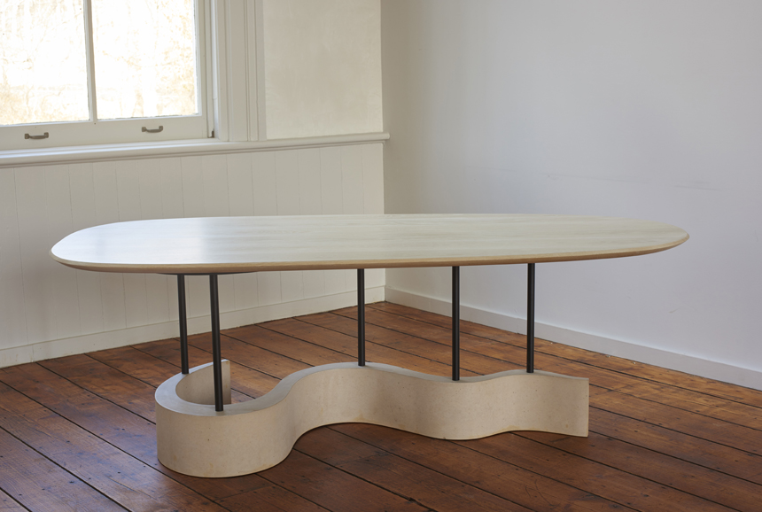 [2] The Serpentine table ($21,600) by Ralph Pucci International. Photograph courtesy Ralph Pucci International. 