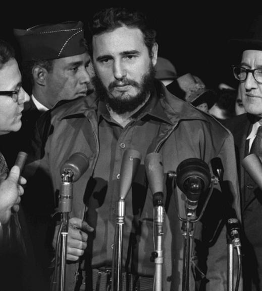 Fidel Castro in Washington D.C. in 1959. Photograph courtesy Library of Congress.
