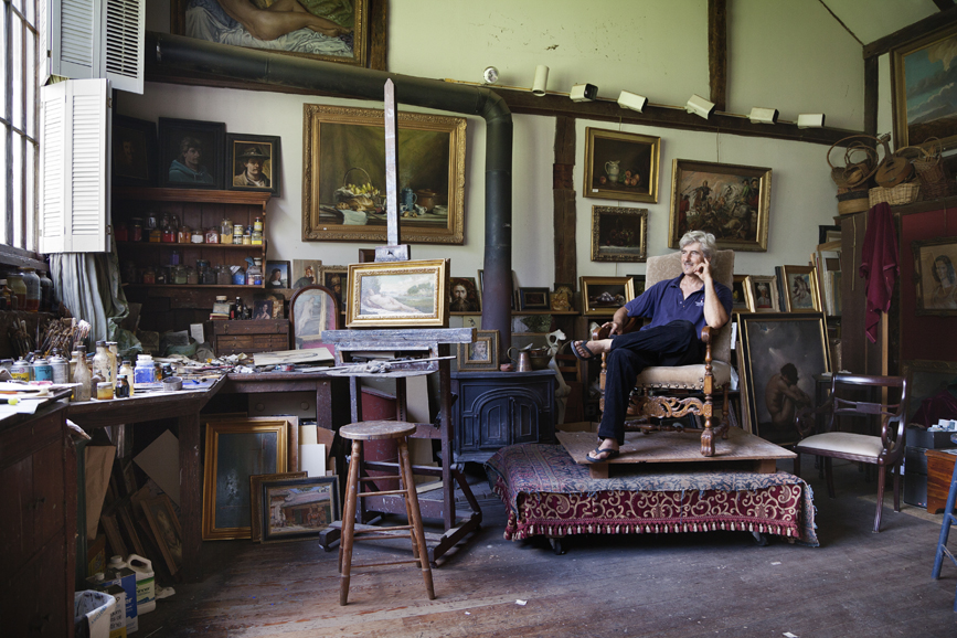 Peter Arguimbau in his studio. Photograph by ChiChi Ubiña.